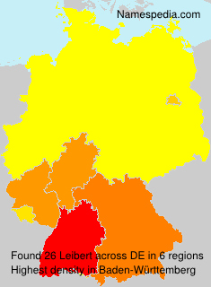 Surname Leibert in Germany Surname Leibert in Germany