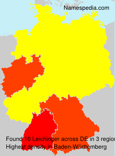Surname Leichinger in Germany Surname Leichinger in Germany