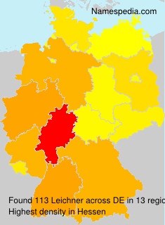 Surname Leichner in Germany Surname Leichner in Germany