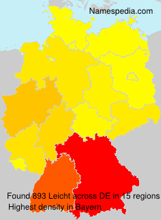 Surname Leicht in Germany Surname Leicht in Germany