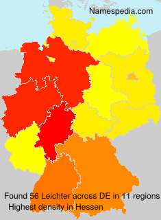 Surname Leichter in Germany Surname Leichter in Germany