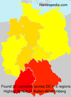 Surname Leimbeck in Germany Surname Leimbeck in Germany