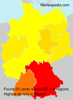 Surname Leirer in Germany Surname Leirer in Germany