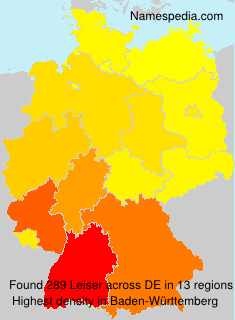 Surname Leiser in Germany Surname Leiser in Germany