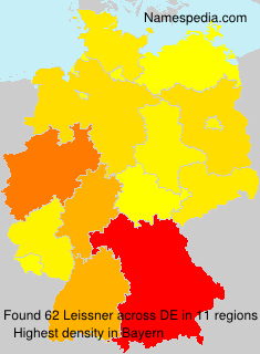 Surname Leissner in Germany Surname Leissner in Germany