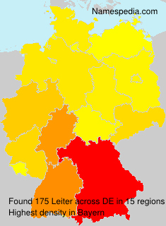 Surname Leiter in Germany Surname Leiter in Germany