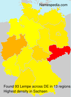 Surname Lempe in Germany Surname Lempe in Germany
