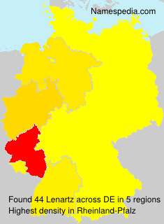 Surname Lenartz in Germany Surname Lenartz in Germany