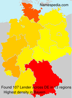 Surname Lender in Germany Surname Lender in Germany