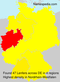 Surname Lenfers in Germany Surname Lenfers in Germany