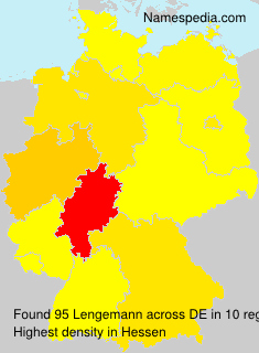 Surname Lengemann in Germany Surname Lengemann in Germany