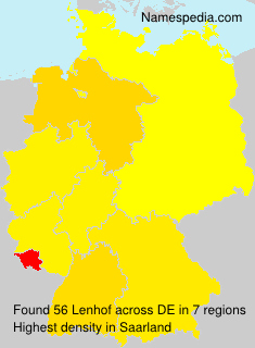 Surname Lenhof in Germany Surname Lenhof in Germany