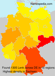 Surname Lenk in Germany Surname Lenk in Germany
