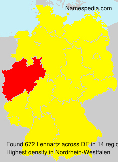 Surname Lennartz in Germany Surname Lennartz in Germany