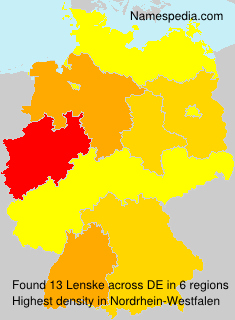 Surname Lenske in Germany Surname Lenske in Germany