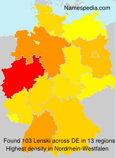 Surname Lenski in Germany Surname Lenski in Germany