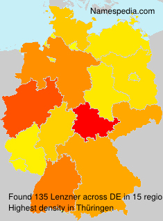 Surname Lenzner in Germany Surname Lenzner in Germany