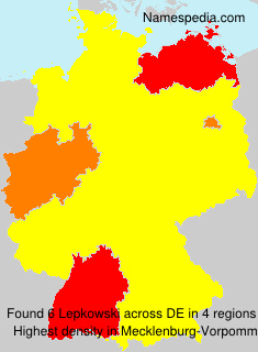 Surname Lepkowski in Germany Surname Lepkowski in Germany