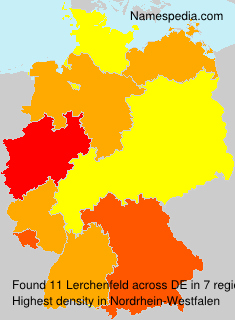 Surname Lerchenfeld in Germany Surname Lerchenfeld in Germany