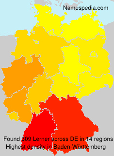Surname Lerner in Germany Surname Lerner in Germany