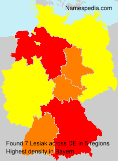 Surname Lesiak in Germany Surname Lesiak in Germany