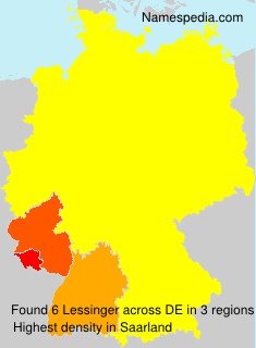 Surname Lessinger in Germany Surname Lessinger in Germany