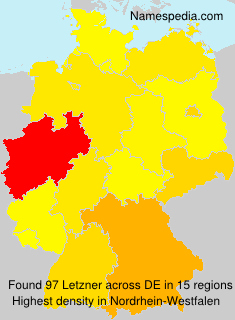 Surname Letzner in Germany Surname Letzner in Germany