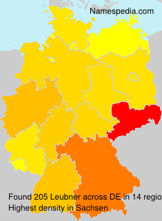 Surname Leubner in Germany Surname Leubner in Germany
