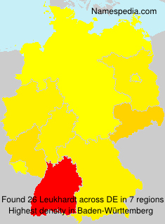 Surname Leukhardt in Germany Surname Leukhardt in Germany