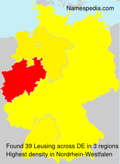 Surname Leusing in Germany