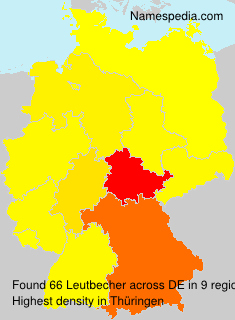 Surname Leutbecher in Germany Surname Leutbecher in Germany