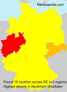 Surname Leuthen in Germany Surname Leuthen in Germany