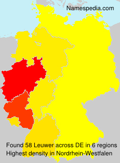 Surname Leuwer in Germany Surname Leuwer in Germany