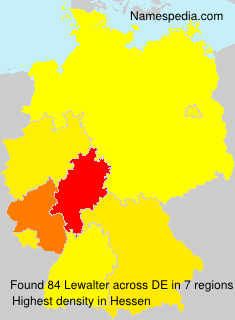 Surname Lewalter in Germany Surname Lewalter in Germany