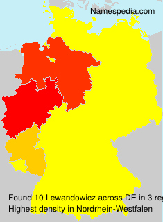 Surname Lewandowicz in Germany Surname Lewandowicz in Germany