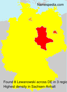 Surname Lewanowski in Germany Surname Lewanowski in Germany