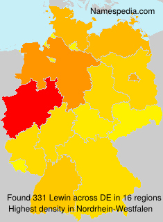 Surname Lewin in Germany Surname Lewin in Germany