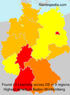 Surname Lewinsky in Germany Surname Lewinsky in Germany