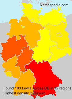 Surname Lewis in Germany Surname Lewis in Germany