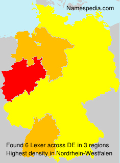 Surname Lexer in Germany Surname Lexer in Germany