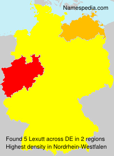 Surname Lexutt in Germany Surname Lexutt in Germany