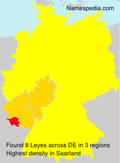 Surname Leyes in Germany