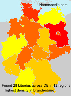 Surname Liborius in Germany Surname Liborius in Germany