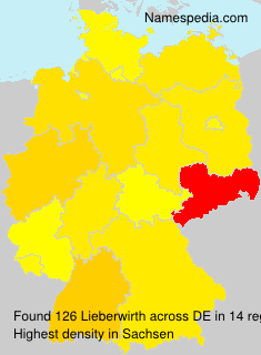 Surname Lieberwirth in Germany Surname Lieberwirth in Germany