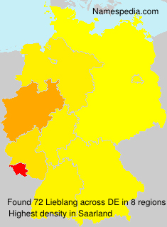 Surname Lieblang in Germany Surname Lieblang in Germany