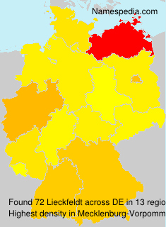 Surname Lieckfeldt in Germany Surname Lieckfeldt in Germany