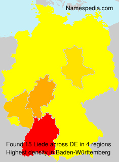 Surname Liede in Germany Surname Liede in Germany