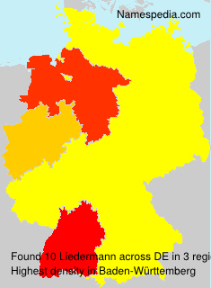Surname Liedermann in Germany Surname Liedermann in Germany