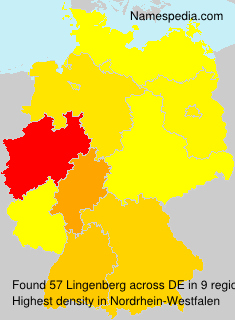 Surname Lingenberg in Germany Surname Lingenberg in Germany