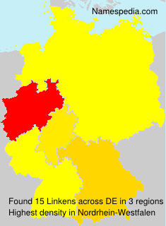 Surname Linkens in Germany Surname Linkens in Germany